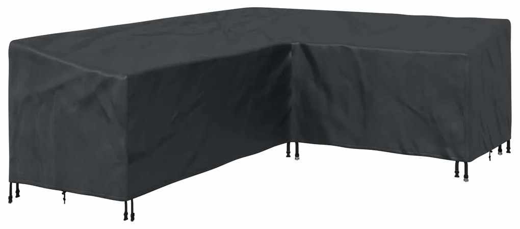 vidaXL Capa para Móveis Preto 250 x 180 x 80 cm Tecido Oxford 600D