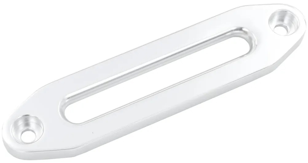 vidaXL Guia de cabos para guincho 254 mm alumínio prateado