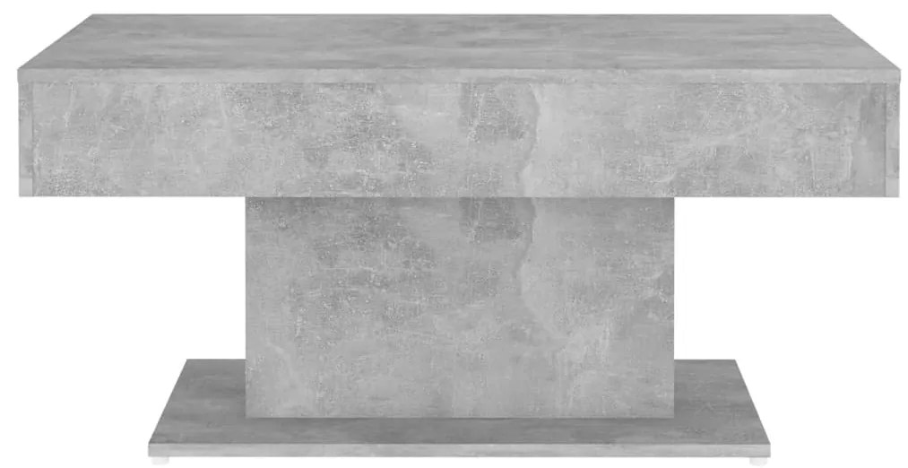 Mesa de centro 96x50x45 cm derivados madeira cinzento cimento