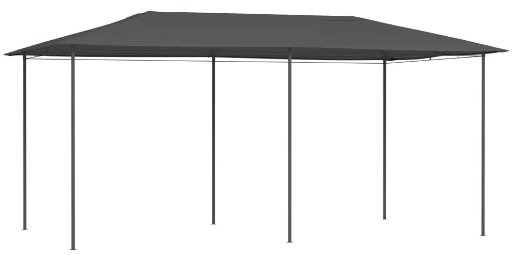 vidaXL Gazebo 2,98x5,3x2,59 m 160 g/m² antracite