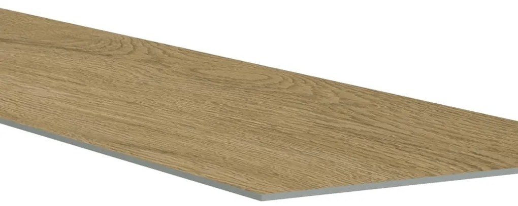 Painel de parede c/ aspeto de madeira 4,12 m² PVC castanho