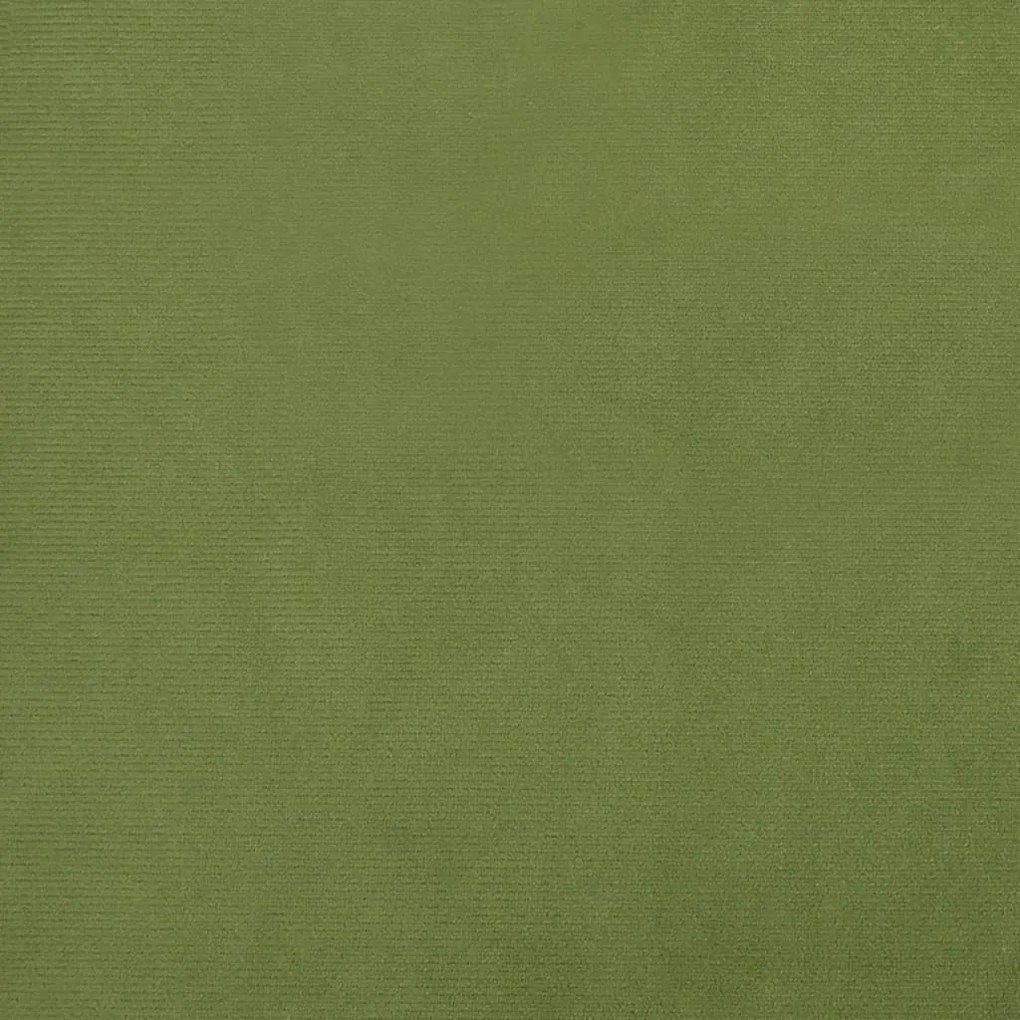 Cadeira baloiço c/ pernas de metal e banco veludo verde-claro