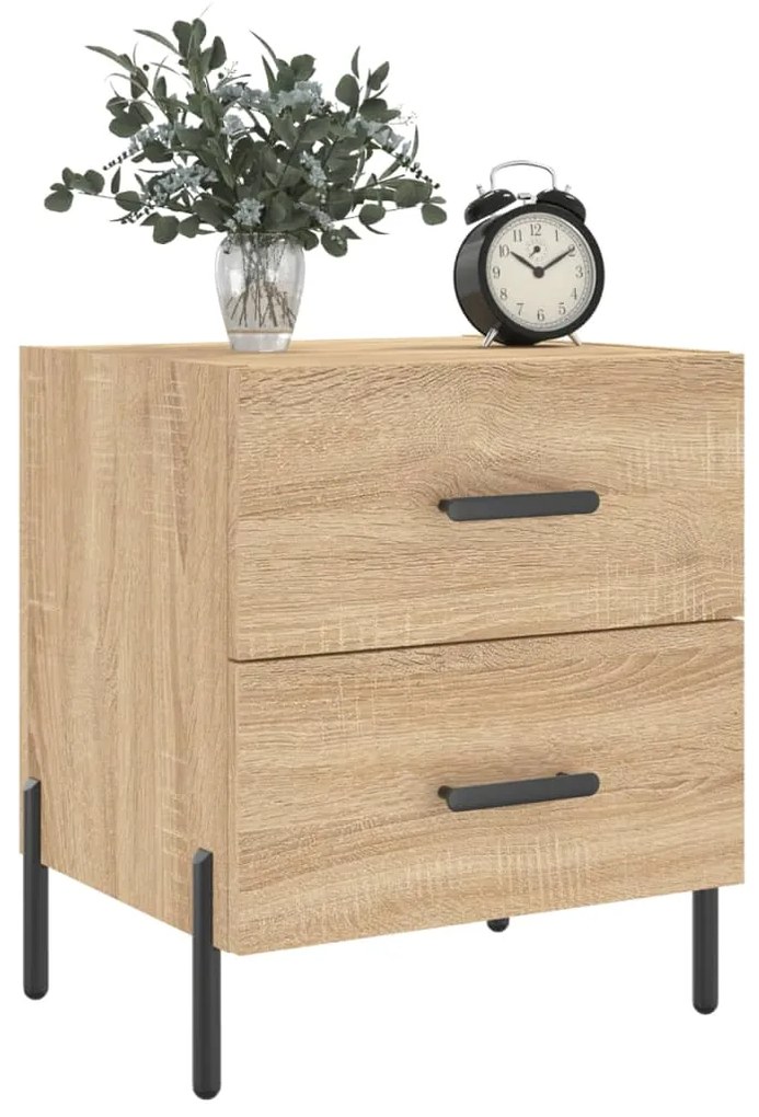 Mesa cabeceira 40x35x47,5 cm derivados madeira carvalho sonoma