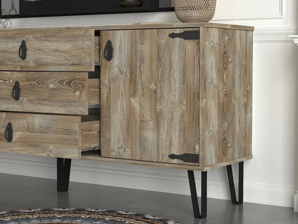 Aparador Costa Caraíba com Espelho – 180 x 78 x 45 cm | Elegância e Fu