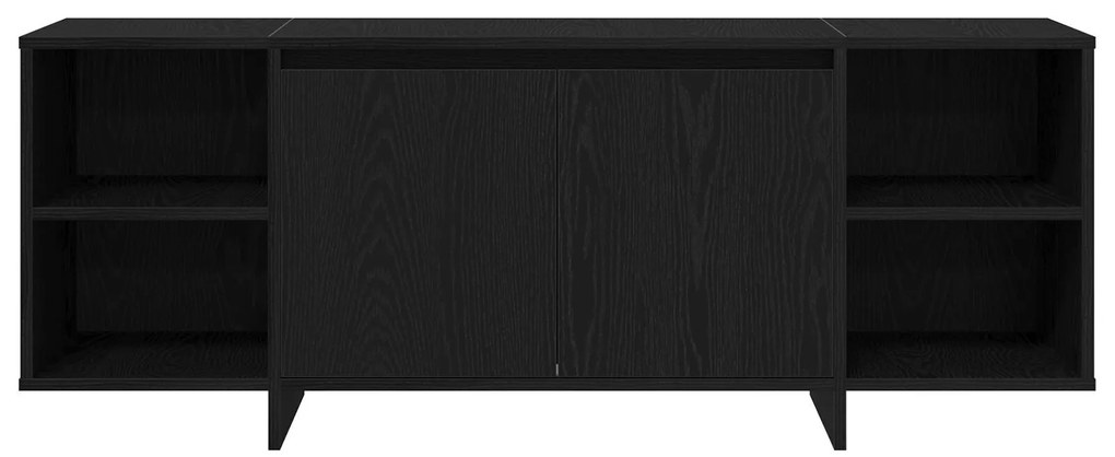 Estante de TV vidaXL - Carvalho Preto - 120x30x40.5 cm - Feito de Made