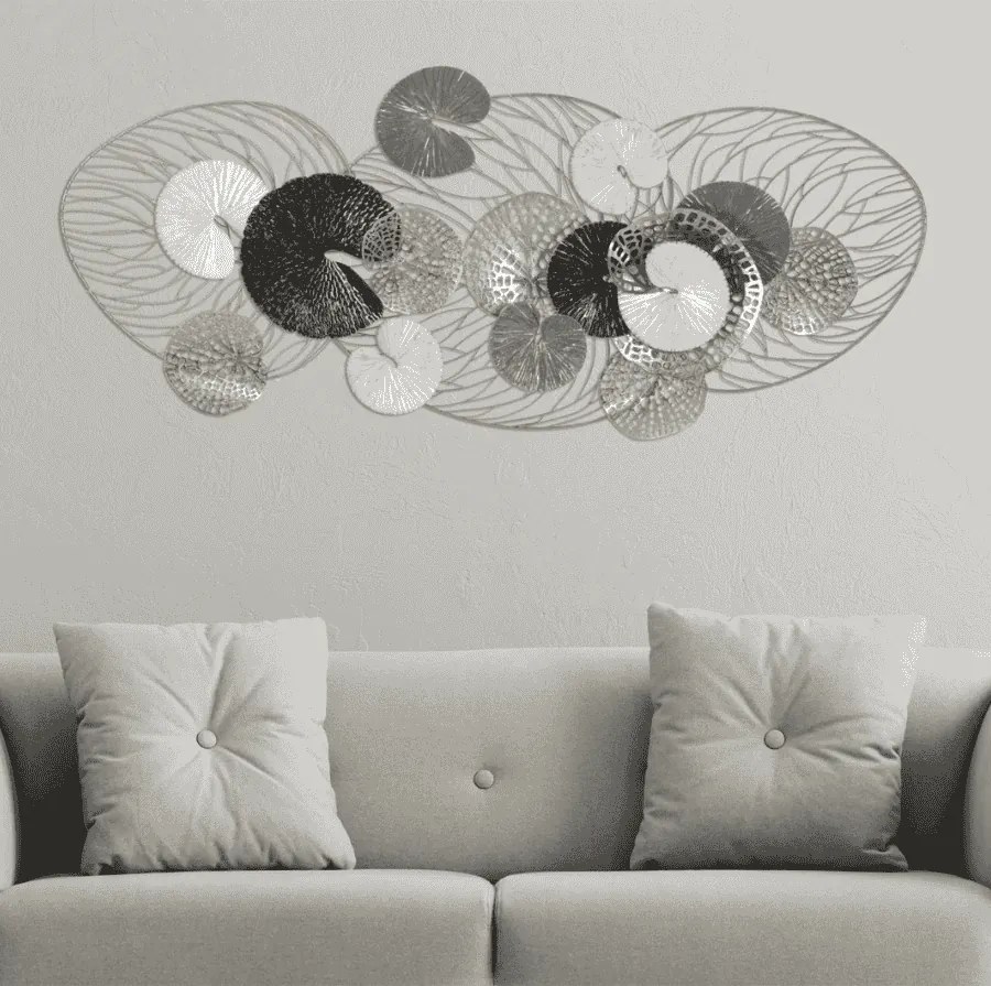 PAINEL DE FERRO 3D LUXY CM 124,5X9,5X55 CORES MISTURADAS