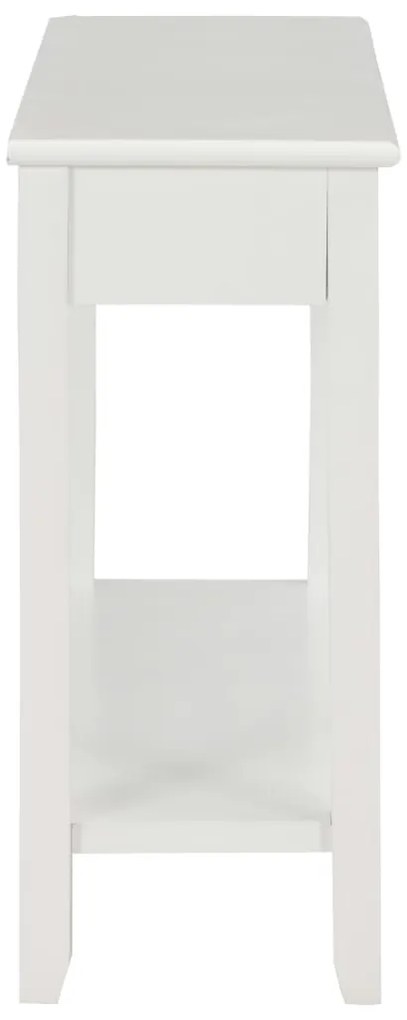 Mesa consola 110x35x80 cm madeira branco
