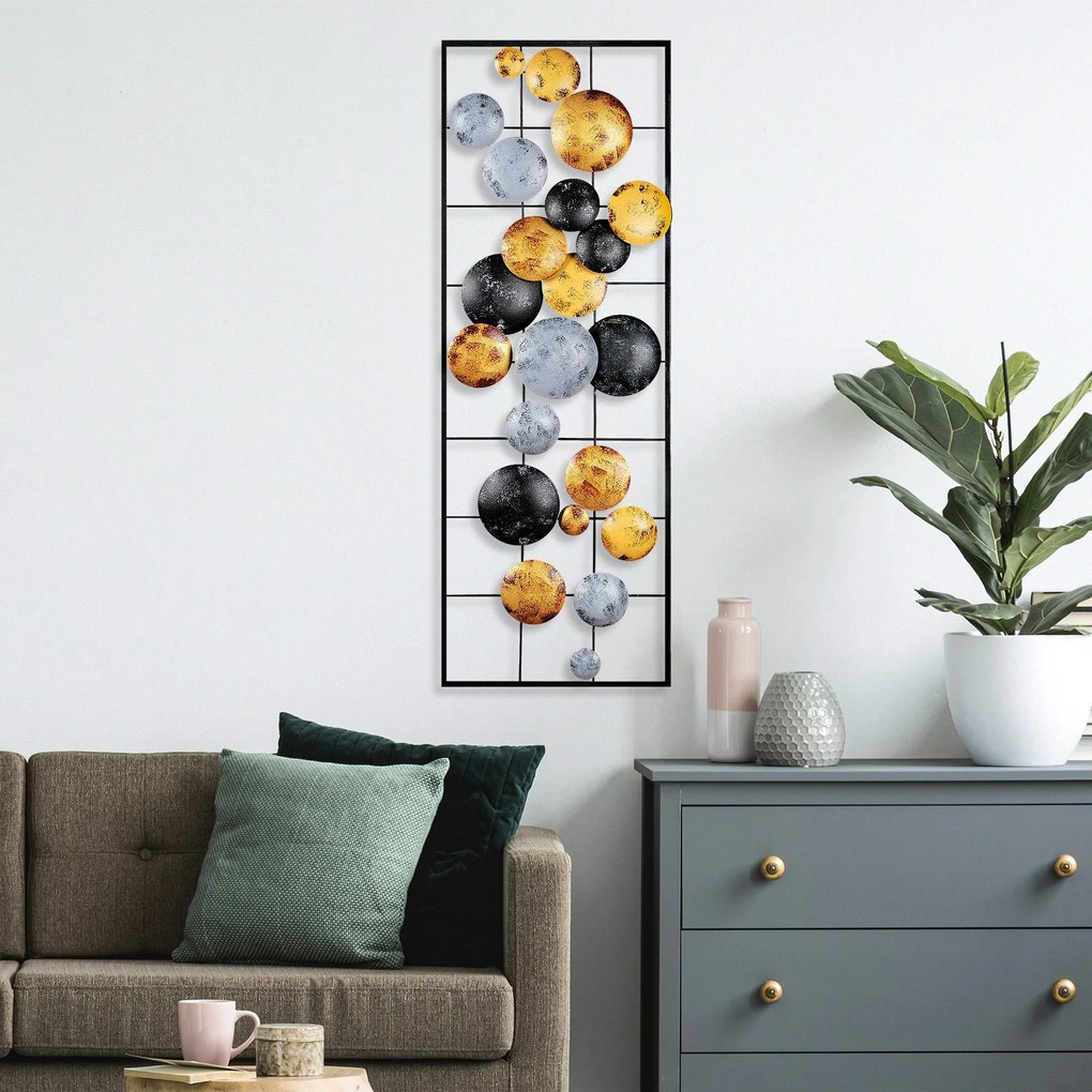 Acessório Decorativo de Parede Camber – Multicolor – 32x90x4 cm