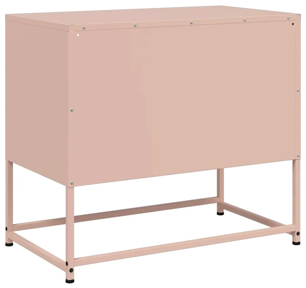 Móvel de TV 68x39x60,5 cm aço rosa