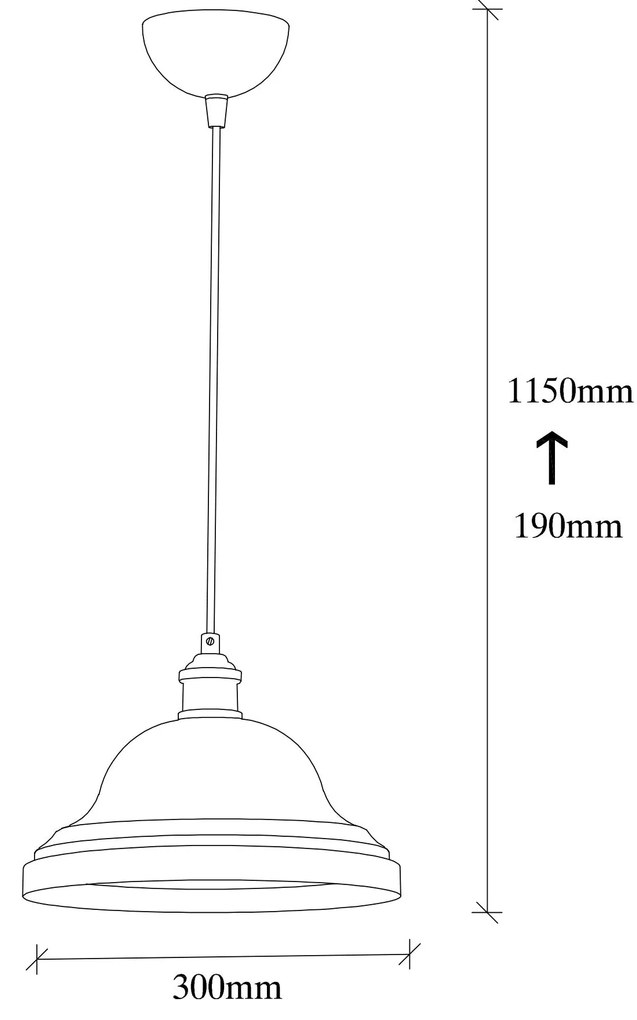 Candeeiro Chandelier Dodo – Branco e Dourado – 30 x 30 cm