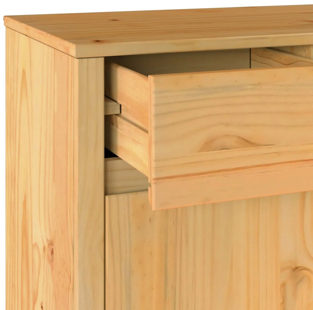 Buffet vidaXL "DRAMMEN" 114x43x75,5 cm Madeira Sólida de Pinheiro