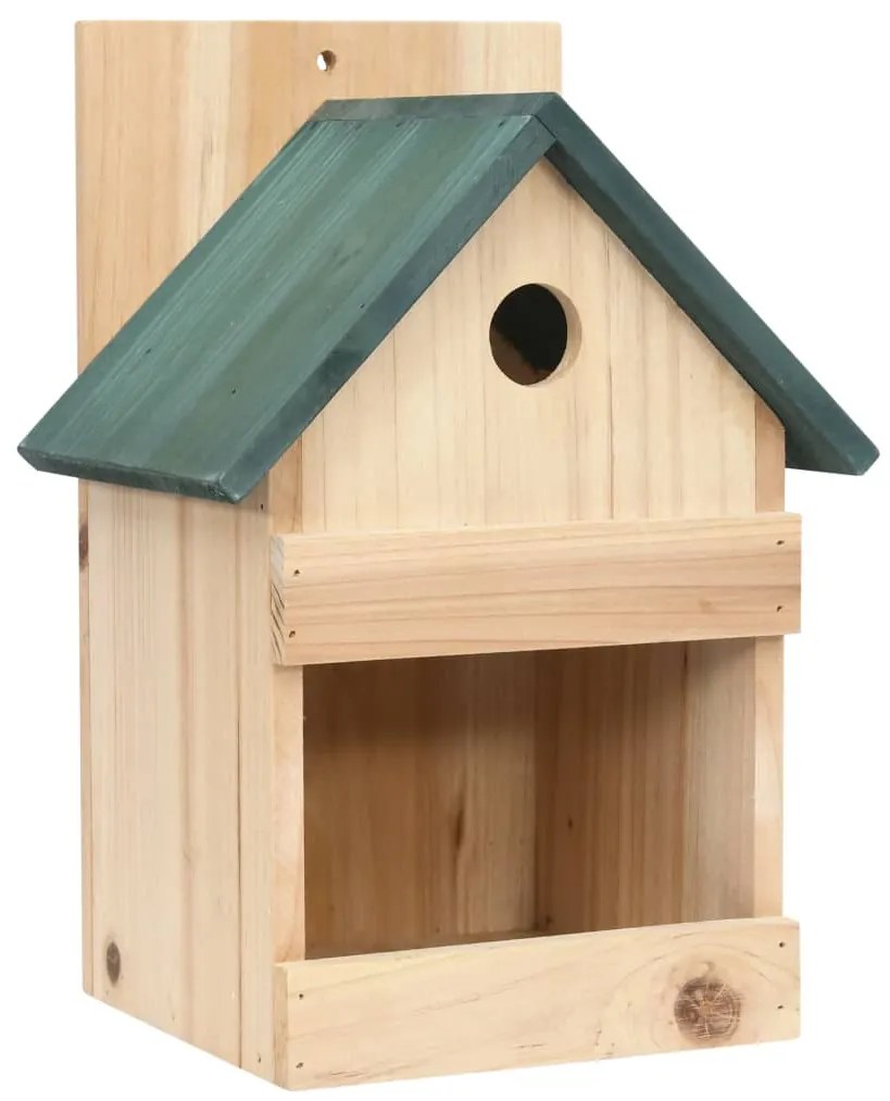 Casas para pássaros 4 pcs 23x19x33 cm madeira de abeto