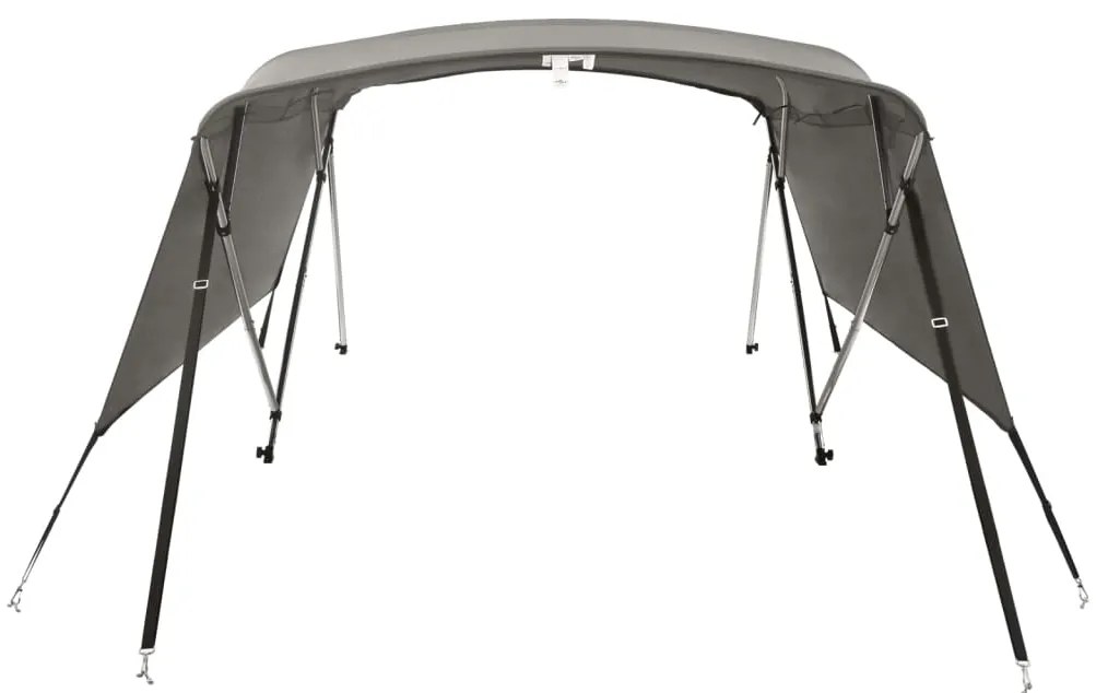 Toldo de 4 arcos Bimini c/ paredes laterais 243x(200-213)x137cm