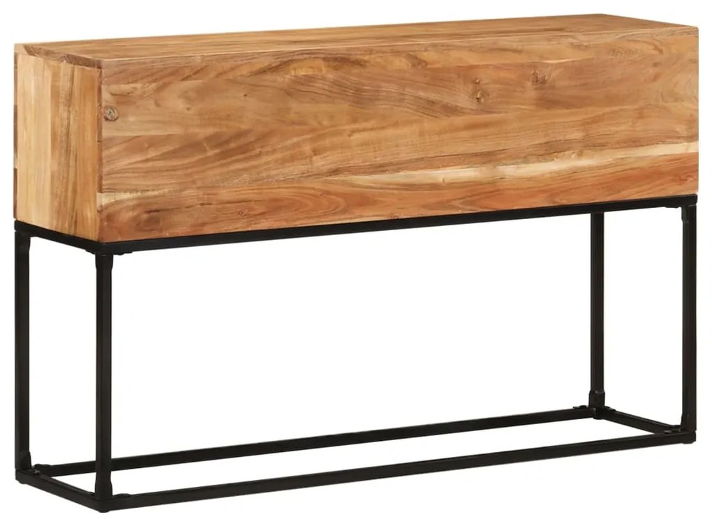 Mesa consola 120x30x75 cm madeira de acácia maciça