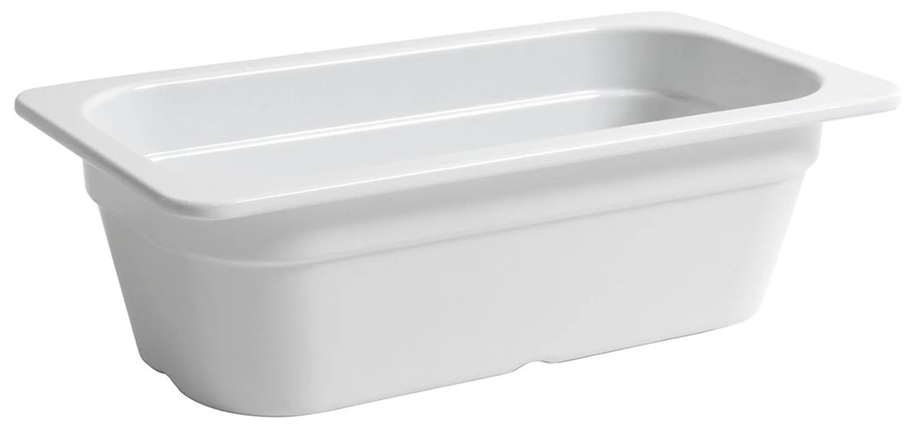 Gn1/3 Container Melamina Branco 32.5X17.6X10cm