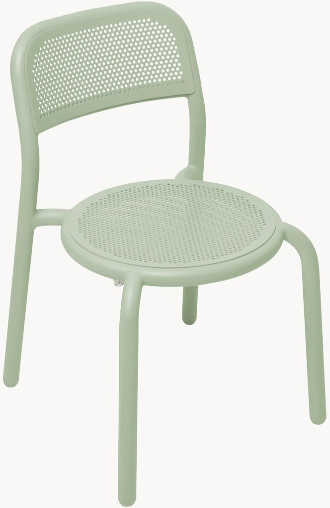 Cadeiras de jantar empilháveis para jardim Toní, conjunto de 2
