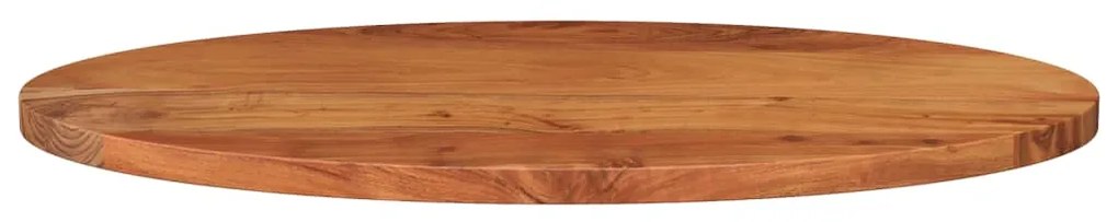 Tampo de mesa oval 120x50x2,5 cm madeira de acácia maciça