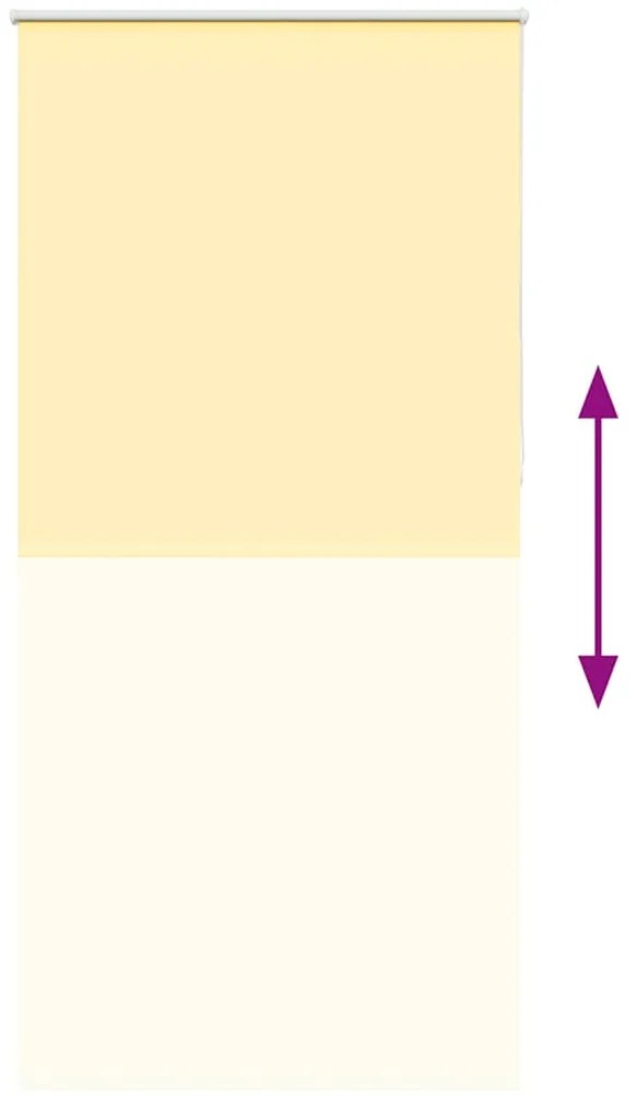 Persiana de enrolar 110x230 cm largura tecido 105,7cm poliéster