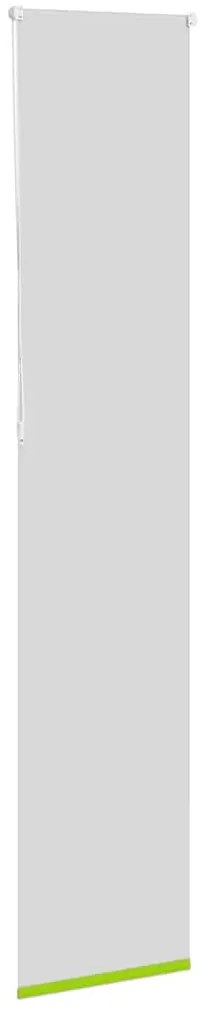 Persiana de enrolar 40x210 cm largura tecido 35,7 cm poliéster