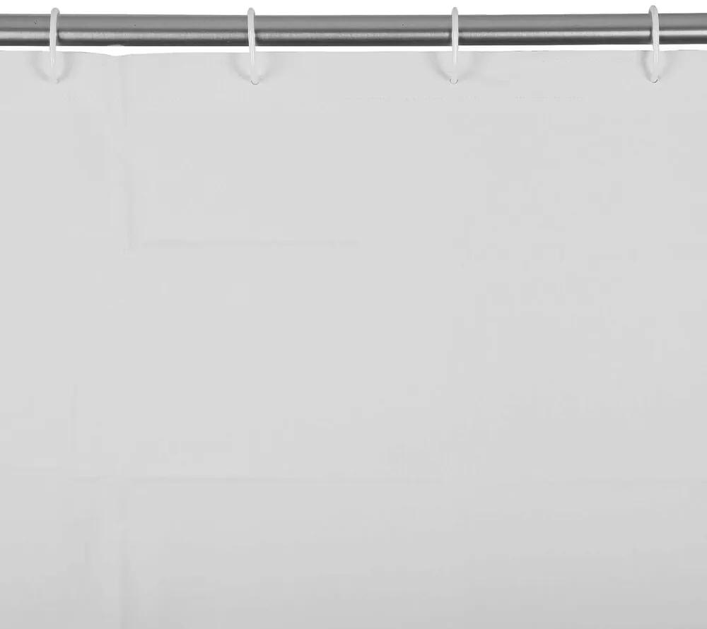Cortina de Duche Versa Branca PVC (180 x 180 cm)