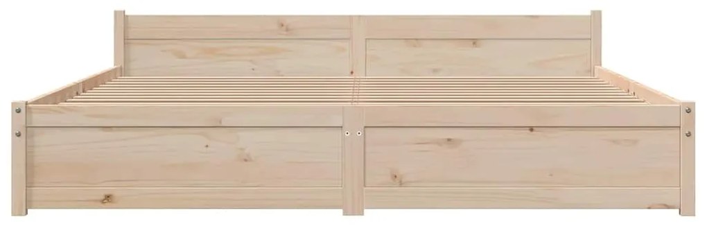 Estrutura de cama super king 180x200 cm madeira maciça