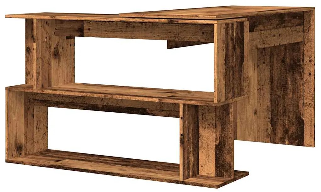 Mesa de canto Madeira Velha 200,5x50x76 cm Madeira Engenheirada