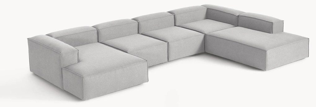 Sofá de canto comprido modular Lennon