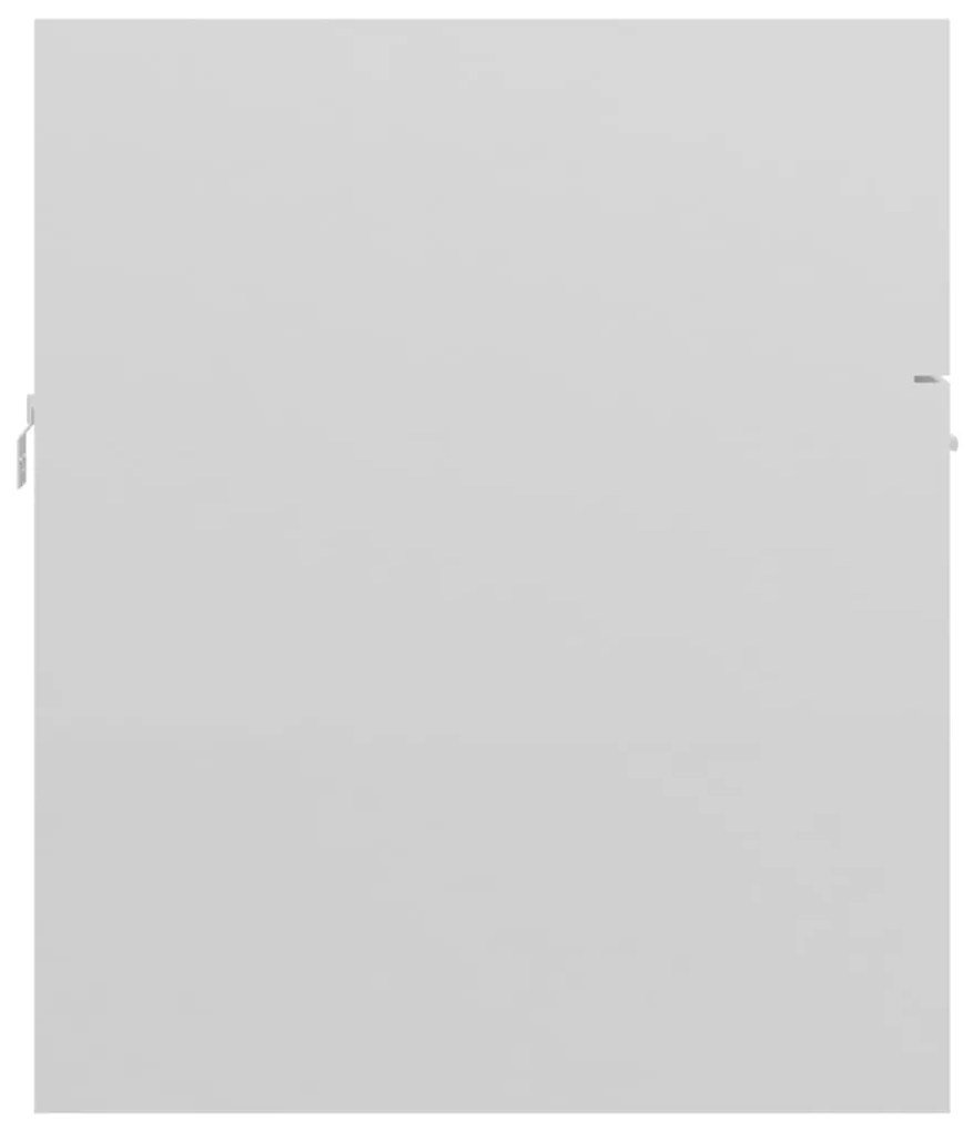 Armário lavatório derivados de madeira branco brilhante