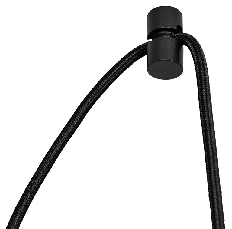 Candeeiro de suspensão design branco 50 cm 3 luzes - Plu Japandi