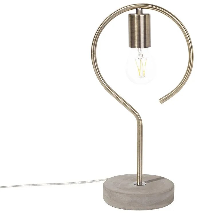 Candeeiro de mesa cor de bronze JUCAR Beliani