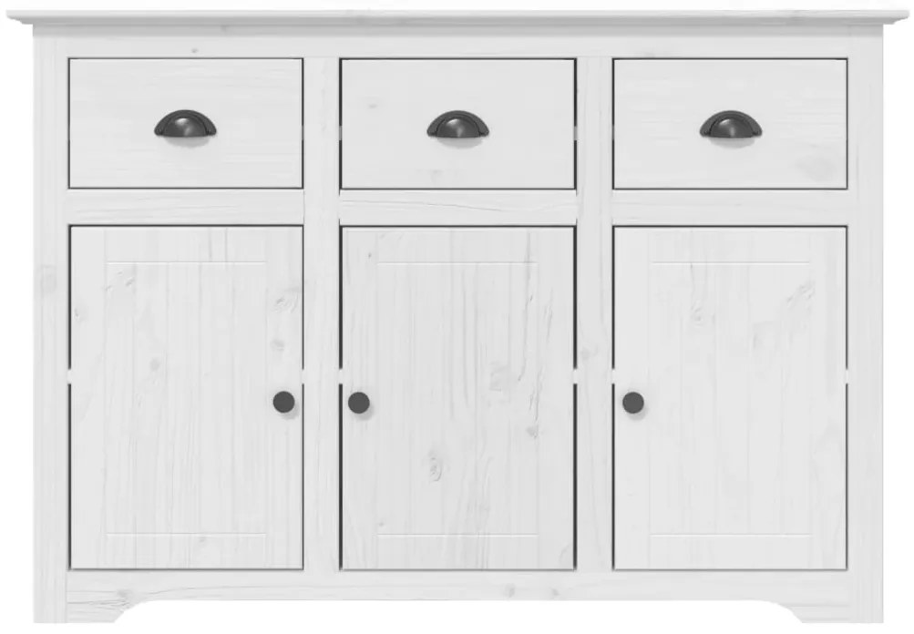 Aparador BODO 115,5x44x80 cm madeira de pinho maciça branco