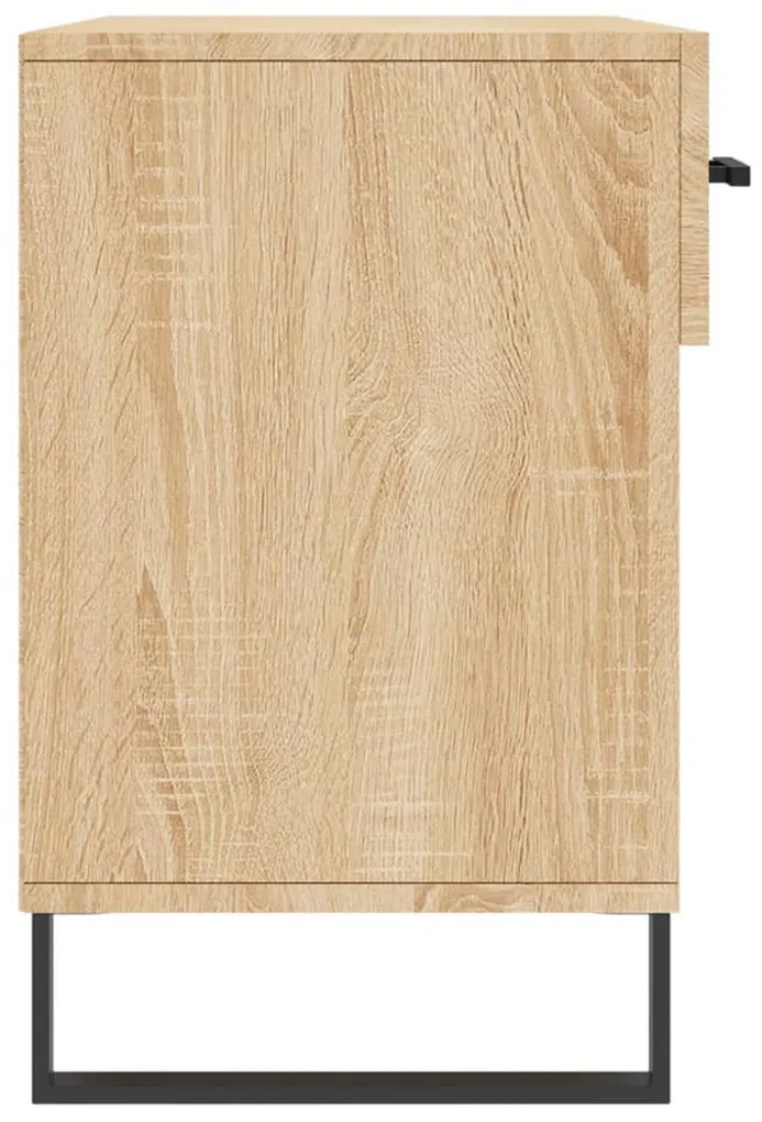 Banco sapateira 102x35x55 cm deriv. madeira carvalho sonoma