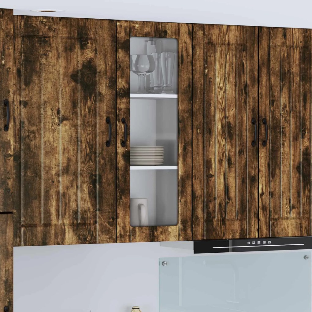 vidaXL Armário de Cozinha Carvalho Defumado 40 x 31 x 100 cm