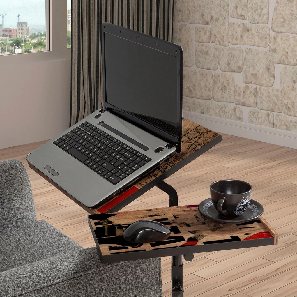 Mesa Ajustável para Portátil Glen – Pinho Atlântico – 67x87x45,5 cm