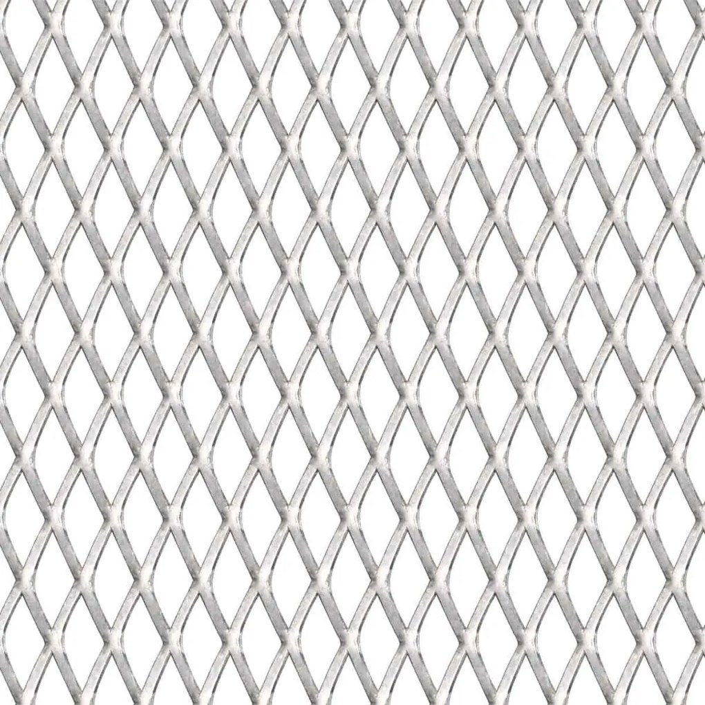 Cerca de arame p/ jardim aço inoxidável 100x85 cm 45x20x4 mm
