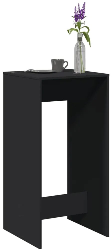 Mesa de bar 51x50x103,5 cm derivados de madeira preto