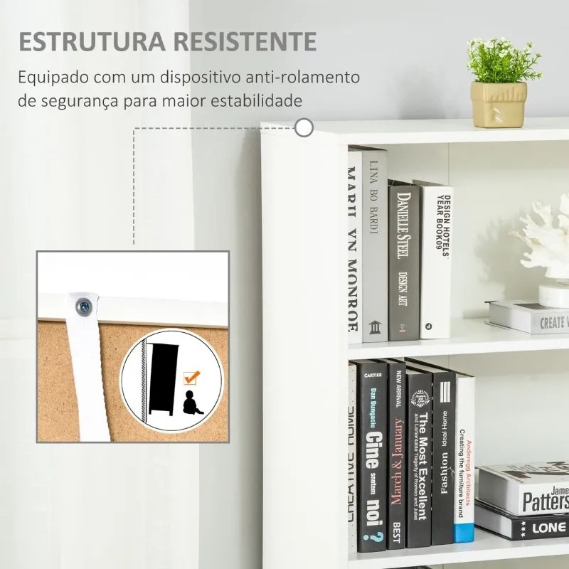 Estante Elle - Branco - Design Moderno