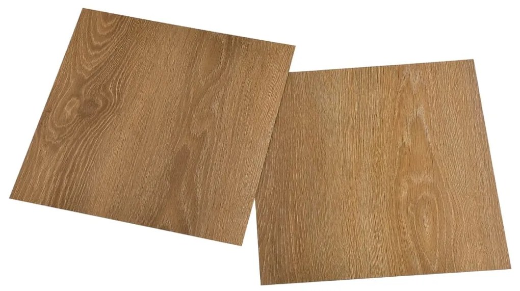 Tábuas de soalho autoadesivas 20 pcs 1,86 m² PVC castanho