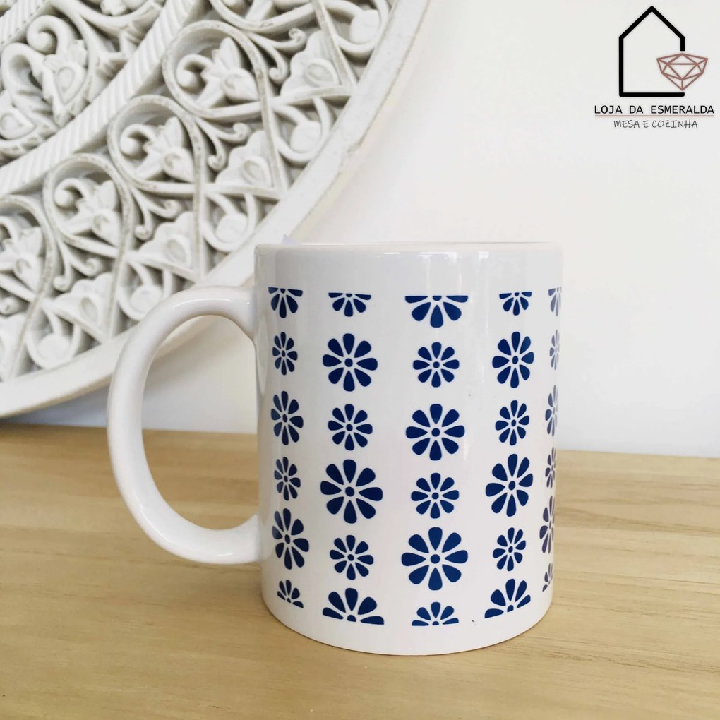 Canecas Branco&amp;Azul - 1
