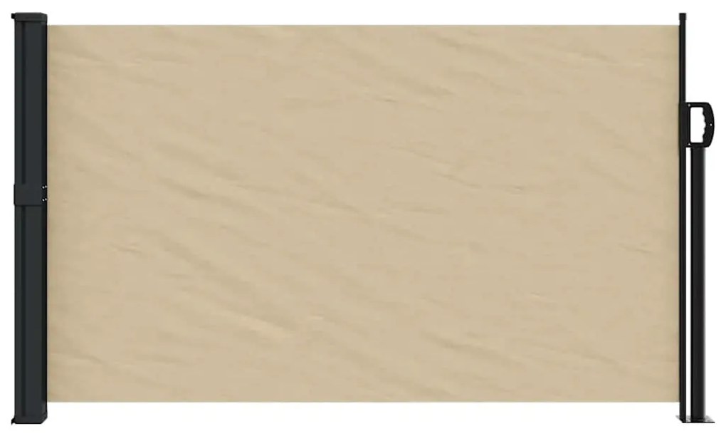 Toldo lateral retrátil 117x300 cm bege