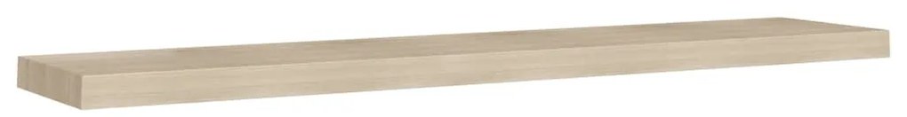 Prateleiras parede suspensas 4 pcs 120x23,5x3,8cm MDF carvalho