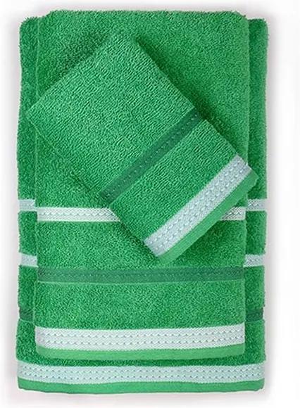 Jogo de toalhas Benetton Rainbow Verde (3 pcs)