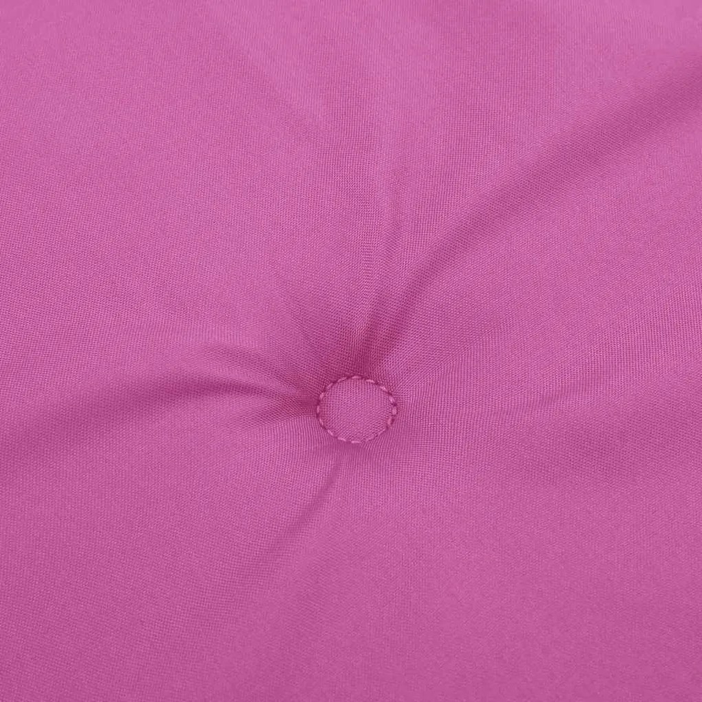 Almofadões p/ cadeira 6pcs 40x40x4 cm tecido rosa