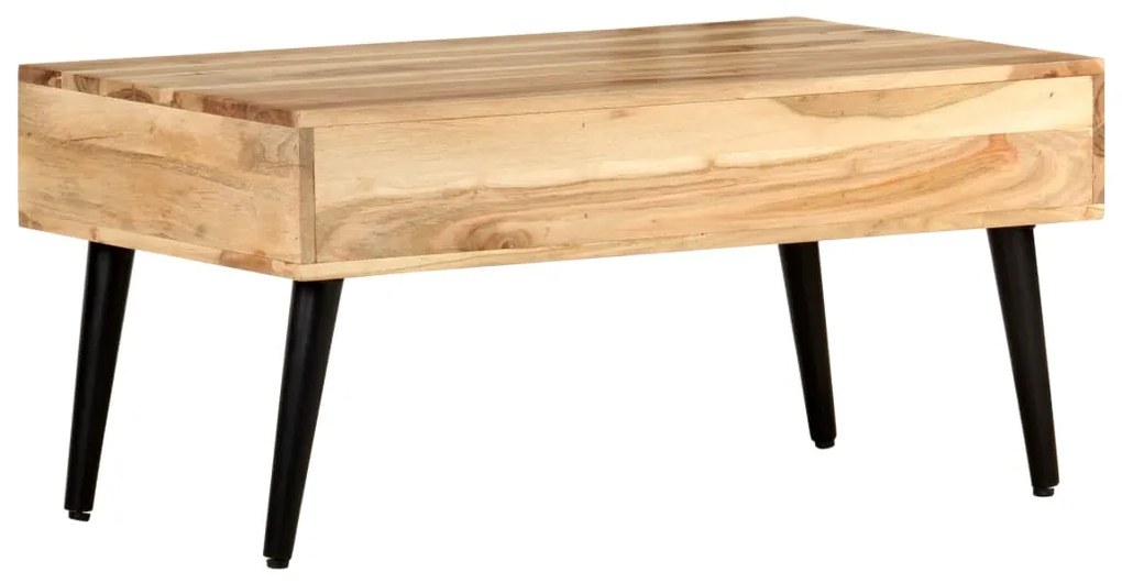 Mesa de centro 88x50x42 cm madeira de acácia maciça