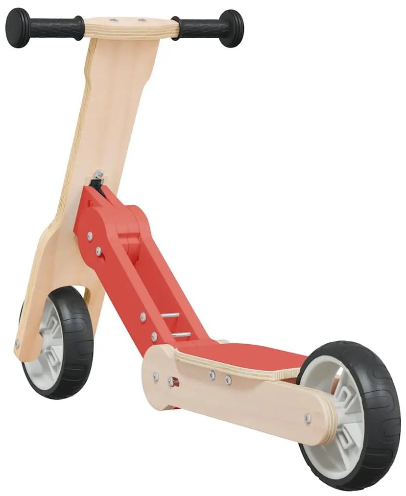 Trotinete para criança 2 em 1 vermelho