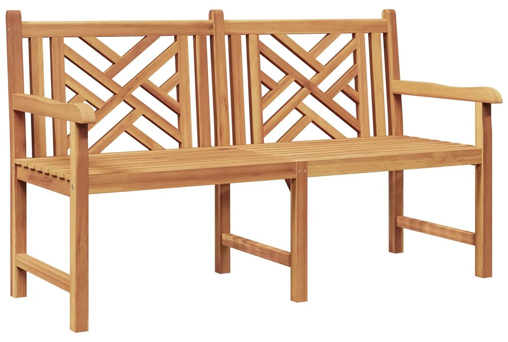 vidaXL banco Castanho 150 x 60 x 90 cm Madeira de Teca Sólida