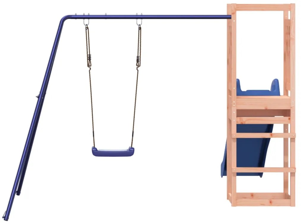 Conjunto de brincar para exterior madeira de douglas maciça