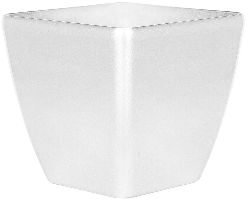 Vaso para plantas prateado 42 x 42 x 41 cm ASTRAS Beliani