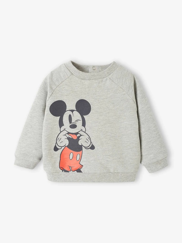 Sweat Disney® Mickey, para bebé cinza mesclado