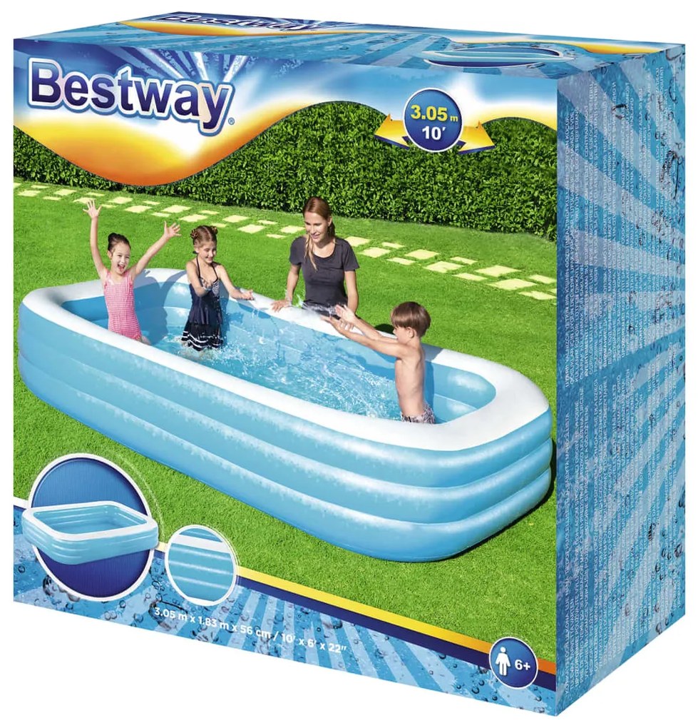 Bestway Piscina insuflável 305x183x56 cm